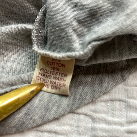 Organic John Patrick Womens Short Sleeves Crew Neck Tee Shirt Gray Sz Medium - Picture 6 of 8